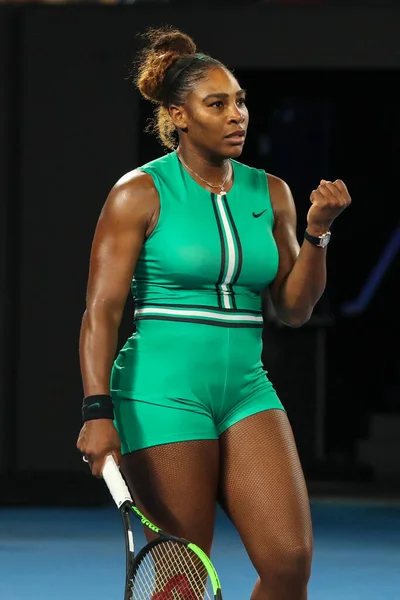 Melbourne Australien Januari 2019 Time Grand Slam Mästare Serena Williams — Stockfoto