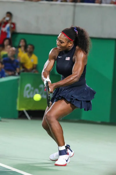 Rio Janeiro Brésil Août 2016 Les Championnes Olympiques Serena Williams — Photo