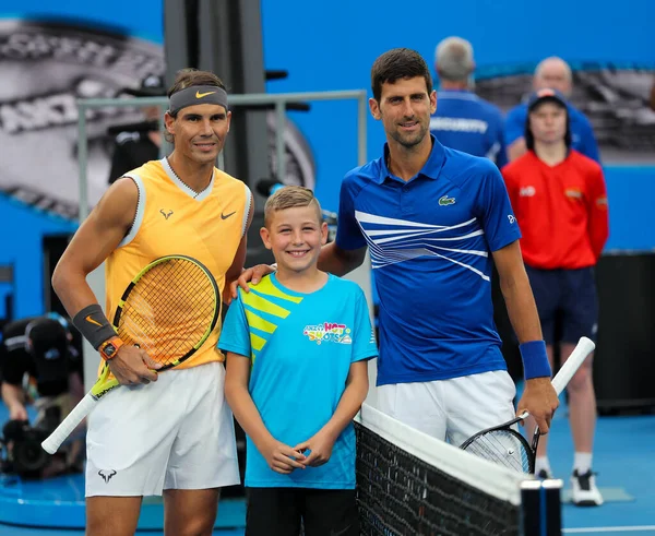 Melbourne Australia Gennaio 2019 Campioni Del Grande Slam Rafael Nadal — Foto Stock