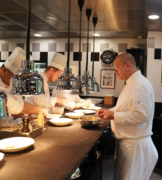 Tinqueux France May 2022 Three Michelin Star Chef Arnaud Lallement — 图库照片