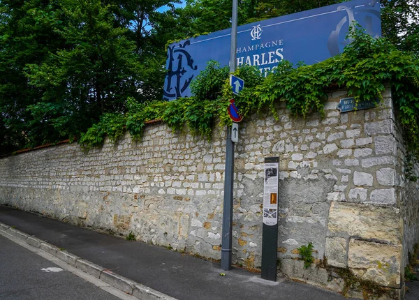 Reims France Травня 2022 Charles Heidsieck Champagne House Реймсі Франція — стокове фото