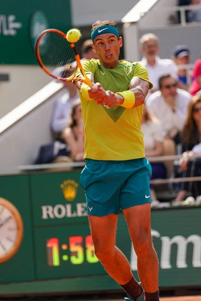 Paris France June 2022 Grand Slam Champion Rafael Nadal Spain — Photo