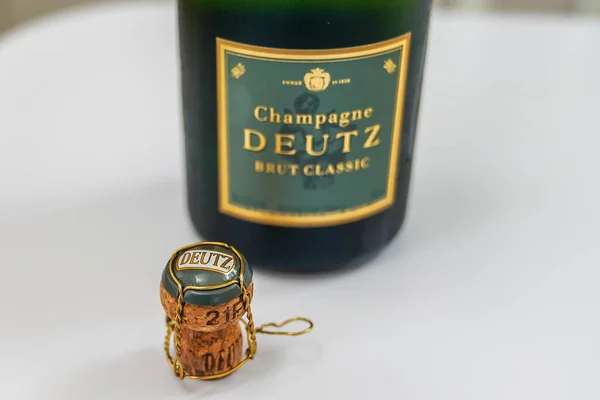 New York August 2022 Deutz Champagne Brut Classic Deutz Champagne — Stok fotoğraf