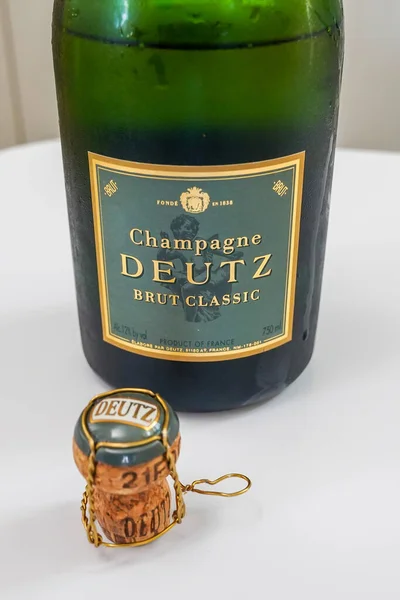 New York August 2022 Deutz Champagne Brut Classic Deutz Champagne — Foto Stock