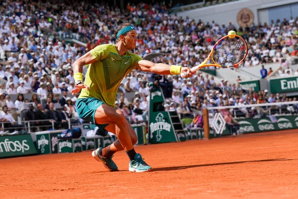 Parijs Frankrijk Juni 2022 Grand Slam Kampioen Rafael Nadal Van — Stockfoto