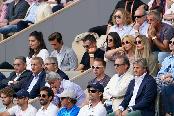 Paris France June 2022 Rafael Nadal Team Family Members His — Foto Stock