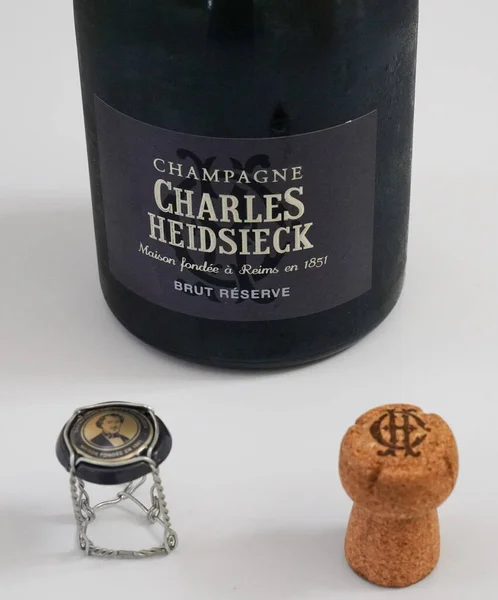 New York August 2022 Charles Heidsieck Champagne Brut Reserve Charles — Stok fotoğraf