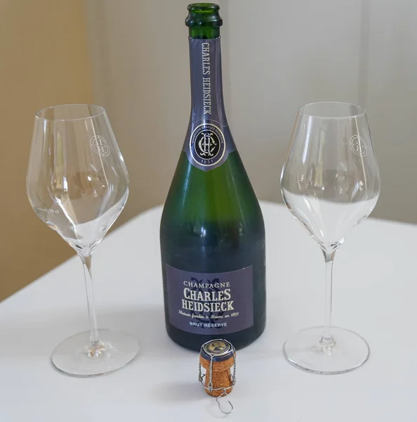 New York August 2022 Charles Heidsieck Champagne Brut Reserve Charles — Fotografia de Stock