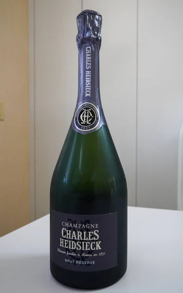 New York August 2022 Charles Heidsieck Champagne Brut Reserve Charles — Foto de Stock
