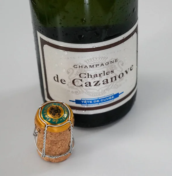 New York August 2022 Champagne Charles Cazanove Tete Cuvee Charles — Foto Stock