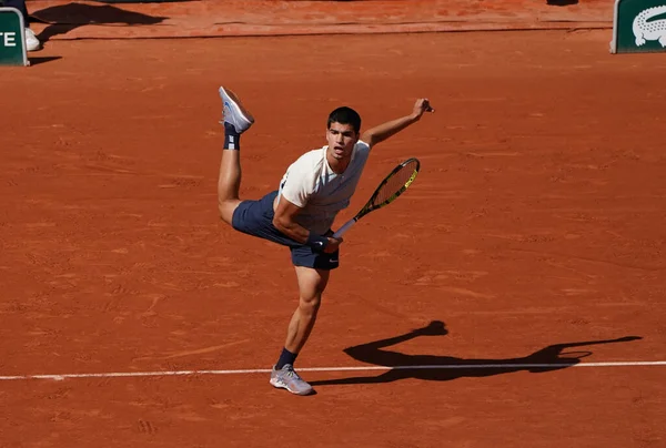 Paris France May 2022 Professional Tennis Player Carlos Alcaraz Spain — Stok fotoğraf