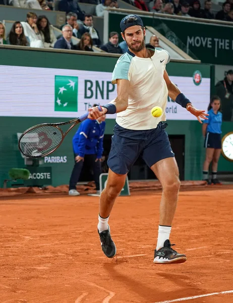 Paris France May 2022 Professional Tennis Player Karen Khachanov Russia — Φωτογραφία Αρχείου