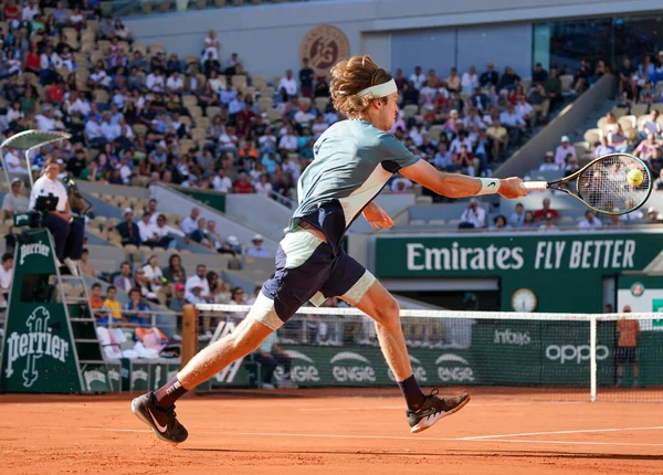 Paris France June 2022 Professional Tennis Player Andrey Rublev Russia — Stock Photo, Image
