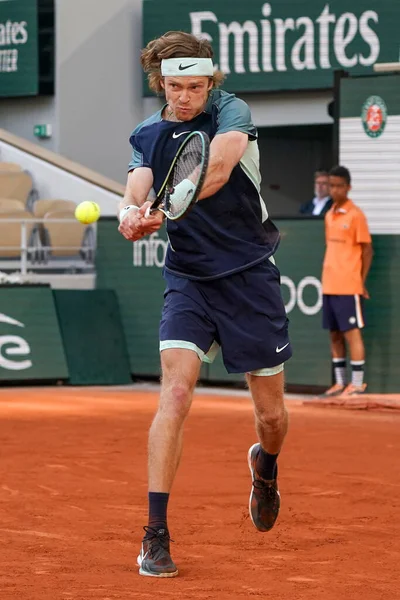 Paris France June 2022 Professional Tennis Player Andrey Rublev Russia — Foto de Stock