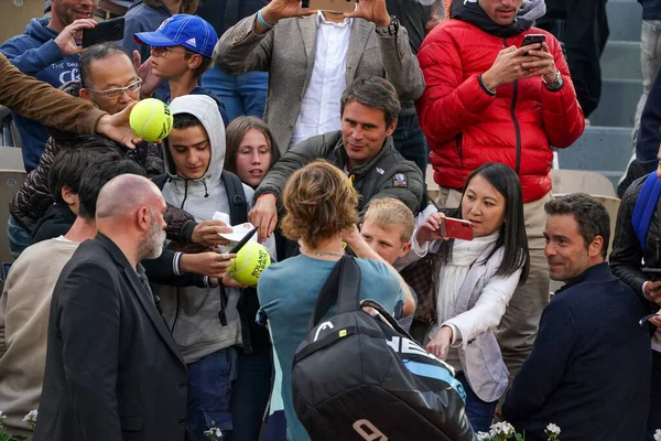 Paris France May 2022 Professional Tennis Player Andrey Rublev Russia — ストック写真