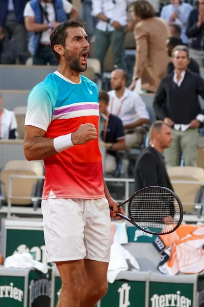 Paris France June 2022 Grand Slam Champion Marin Cilic Croatia — Foto de Stock