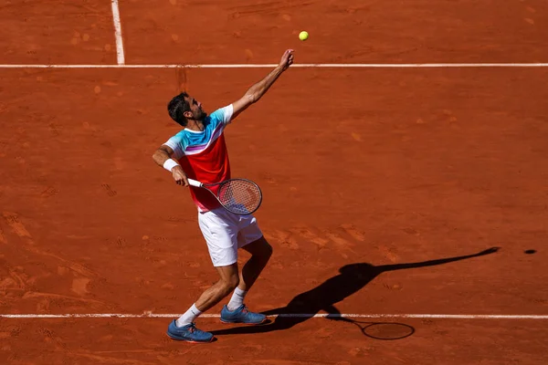 Paris France June 2022 Grand Slam Champion Marin Cilic Croatia — Stok fotoğraf