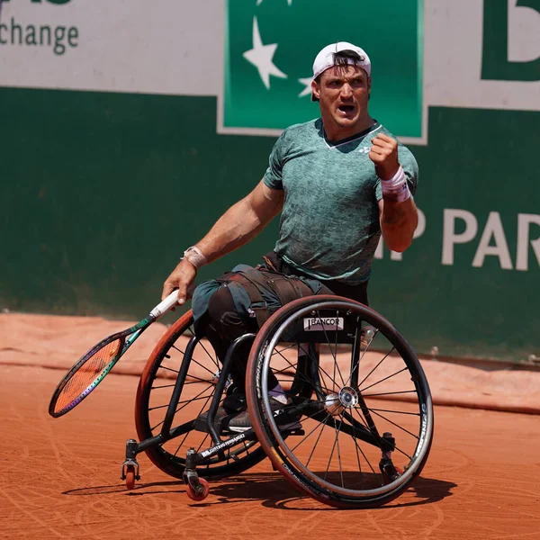 Paris France June 2022 Argentinian Wheelchair Tennis Player Gustavo Fernandez — Stockfoto