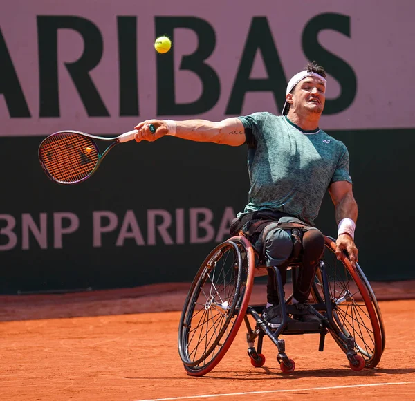 Paris France June 2022 Argentinian Wheelchair Tennis Player Gustavo Fernandez — Stok fotoğraf
