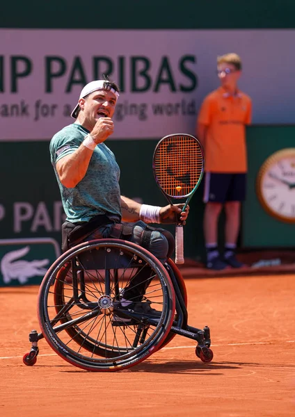 Paris France June 2022 Argentinian Wheelchair Tennis Player Gustavo Fernandez — Stockfoto