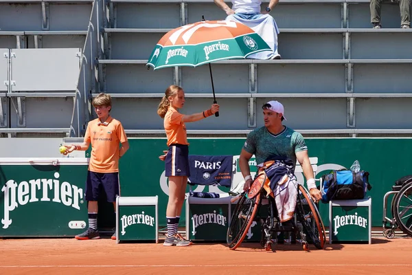 Paris France June 2022 Argentinian Wheelchair Tennis Player Gustavo Fernandez — Fotografia de Stock