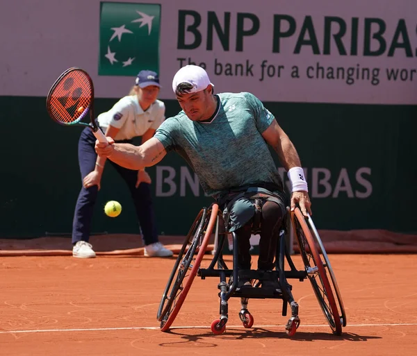 Paris France June 2022 Argentinian Wheelchair Tennis Player Gustavo Fernandez — Stok fotoğraf