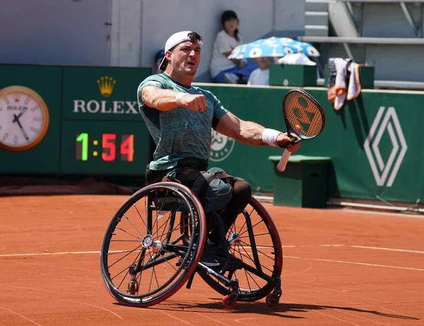 Paris France June 2022 Argentinian Wheelchair Tennis Player Gustavo Fernandez — Stok fotoğraf