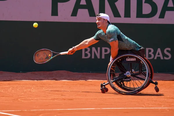 Paris France June 2022 Argentinian Wheelchair Tennis Player Gustavo Fernandez — Photo