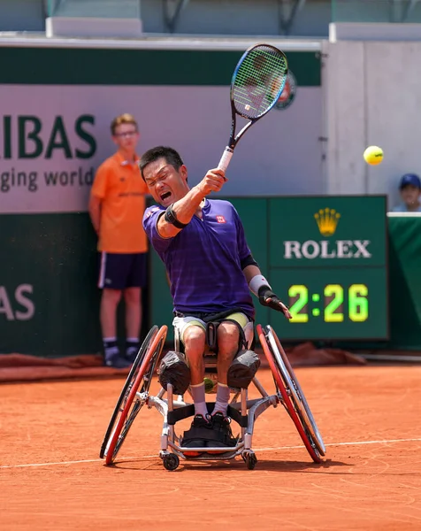 Paris France June 2022 Wheelchair Tennis Player Shingo Kunieda Japan — Photo