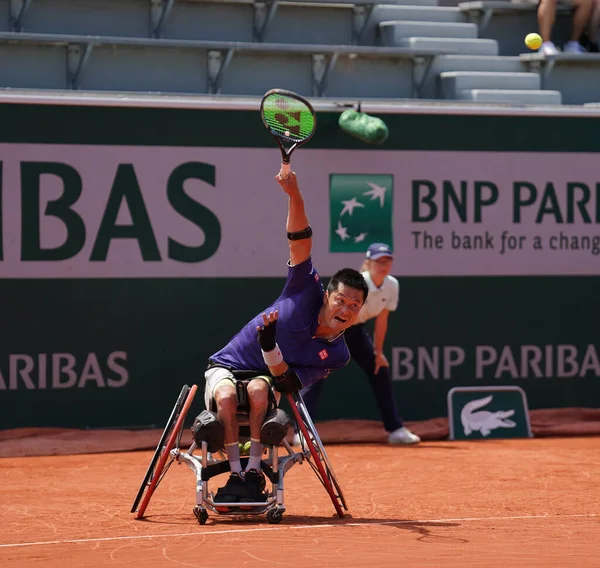 Paris France June 2022 Wheelchair Tennis Player Shingo Kunieda Japan — Stok fotoğraf
