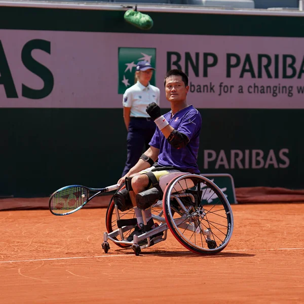 Paris France June 2022 Wheelchair Tennis Player Shingo Kunieda Japan — Stok fotoğraf