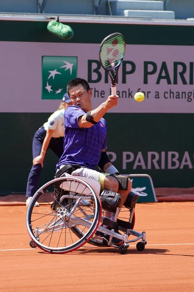 Paris France June 2022 Wheelchair Tennis Player Shingo Kunieda Japan — Stock Photo, Image