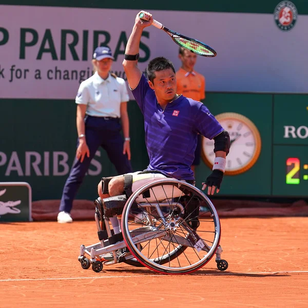 Paris France June 2022 Wheelchair Tennis Player Shingo Kunieda Japan — Stok fotoğraf