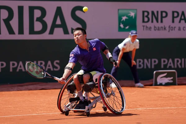 Paris France June 2022 Wheelchair Tennis Player Shingo Kunieda Japan — Zdjęcie stockowe