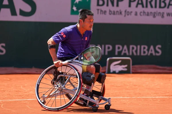Paris France June 2022 Wheelchair Tennis Player Shingo Kunieda Japan — Photo