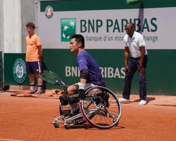 Paris France June 2022 Wheelchair Tennis Player Shingo Kunieda Japan —  Fotos de Stock