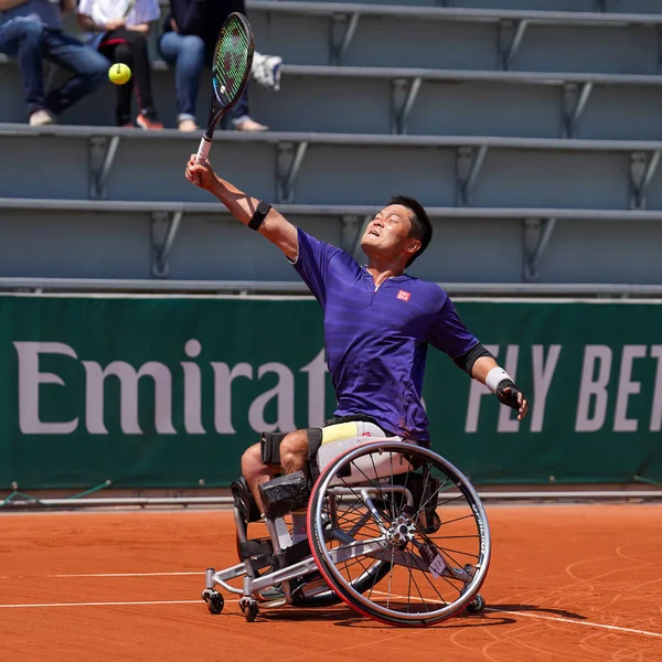 Paris France June 2022 Wheelchair Tennis Player Shingo Kunieda Japan — Stockfoto