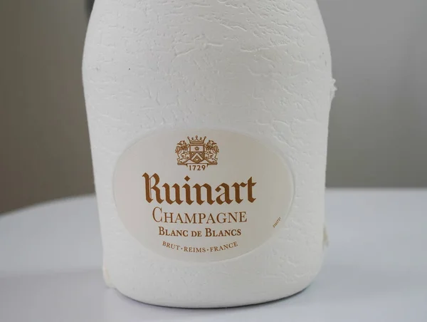 New York August 2022 Ruinart Blanc Blancs Second Skin Champagne — Stockfoto