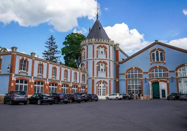 Reims França Maio 2022 Instalações Champagne Pommery Propriedade Vinícola Sede — Fotografia de Stock