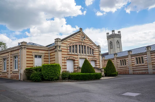 Reims Francia Mayo 2022 Las Instalaciones Champagne Pommery Finca Vinícola — Foto de Stock