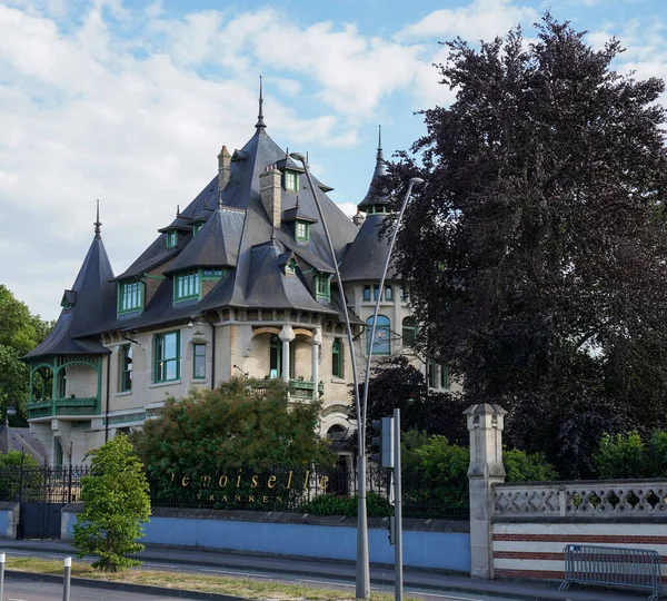 Reims Francia Mayo 2022 Villa Demoiselle Una Casa Del Siglo — Foto de Stock