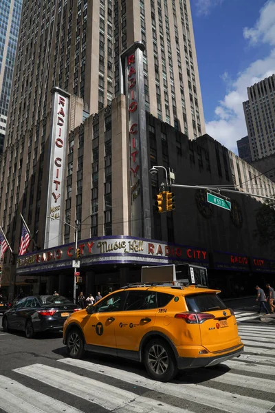New York September 2022 New York City Landmark Radio City — Stock Photo, Image