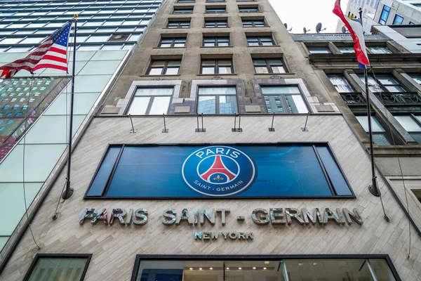 New York Září 2022 Oficiální Pařížský Vlajkový Obchod Saint Germain — Stock fotografie