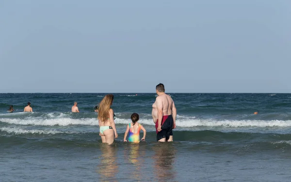 Kiten Província Burgas Bulgária 2021 Feriados Costa Mar Negro Pessoas — Fotografia de Stock