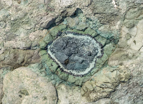 Конвекції Вулканічних Породах Наявністю Заліза Міді — стокове фото