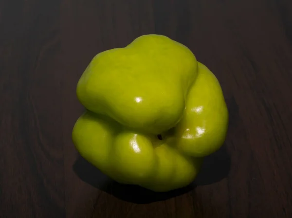 Peperone Verde Noto Anche Come Peperone Dolce Peperone Frutto Delle — Foto Stock