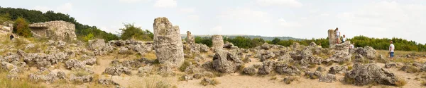 Засаженные Камни Известные Каменная Пустыня Рельеф Варненской Области Скальные Образования — стоковое фото