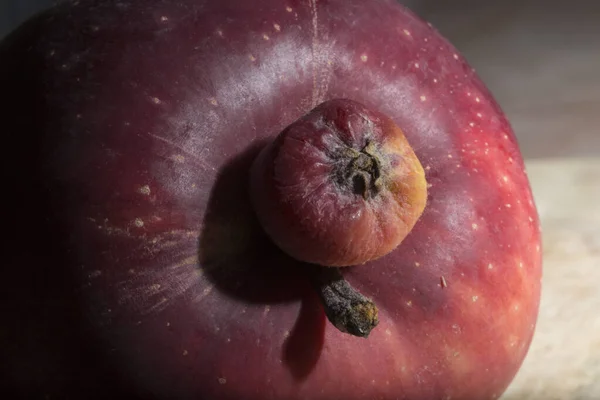 Red Delicious Apple Siamese Twin Conjoined Parasitic Freak Big Apple — Stock fotografie