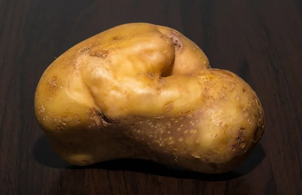 Batatas São Estranhamente Moldadas Vegetal Raiz Feia — Fotografia de Stock