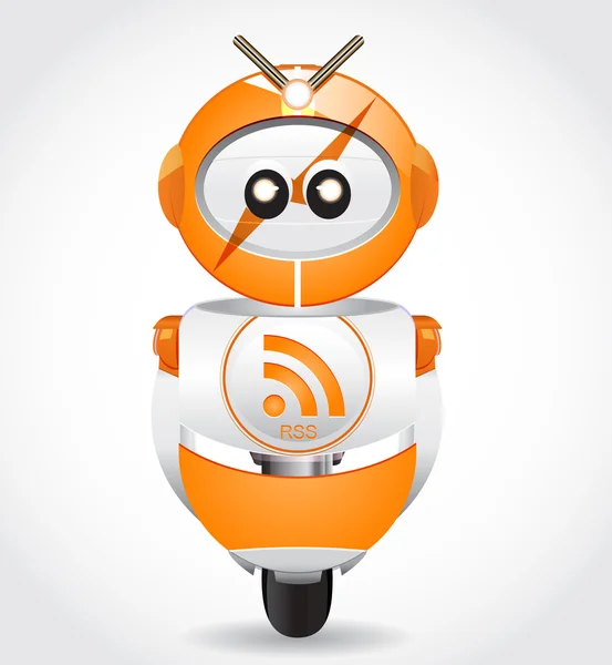 Robot de RSS — Vector de stock